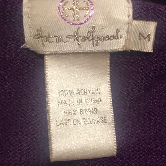 Purple flirty sweater - Picture 2 of 3